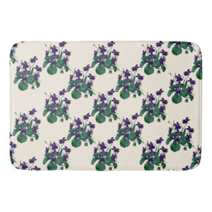 Alfombrilla De Baño Violetas dulces por mcful Bathroom Rug