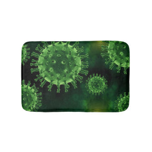 Alfombrilla De Baño Virus Covid Patógenos Infección