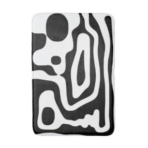 Alfombrilla De Baño Vise Grip: Resumen en blanco y negro