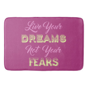 Alfombrilla De Baño Vive tus sueños personalizados colchones de baño