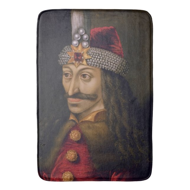 Alfombrilla De Baño Vlad Tepes: Impaler, Dracula Príncipe Voivode (Frente vertical)