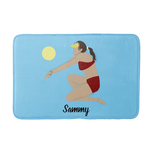 Alfombrilla De Baño Voleibol playa (Anverso)