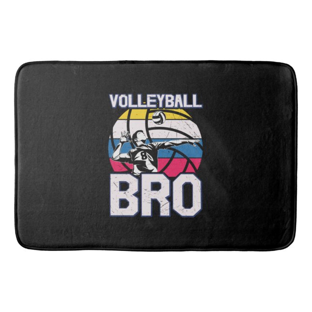 Alfombrilla De Baño Voleibol | Voleibol Bro (Anverso)