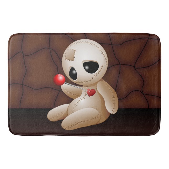 Alfombrilla De Baño Voodoo Doll Personalizado enamorado (Anverso)