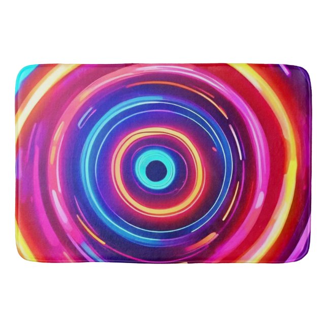 Alfombrilla De Baño Vórtice de luz brillante (Anverso)