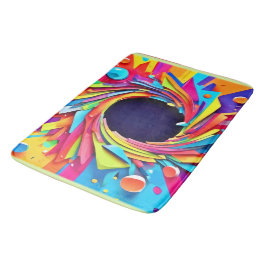 Alfombrilla De Baño Vórtice del arte de la Vitalidad