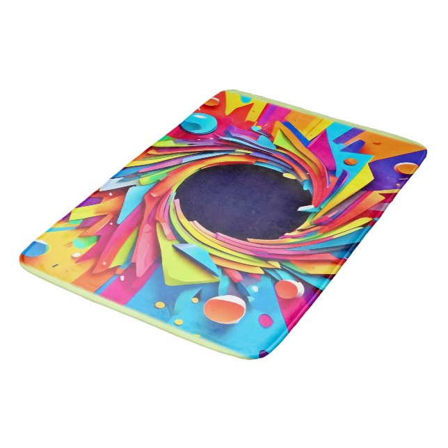 Alfombrilla De Baño Vórtice del arte de la Vitalidad (Angular)