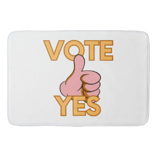 Alfombrilla De Baño Votar sí