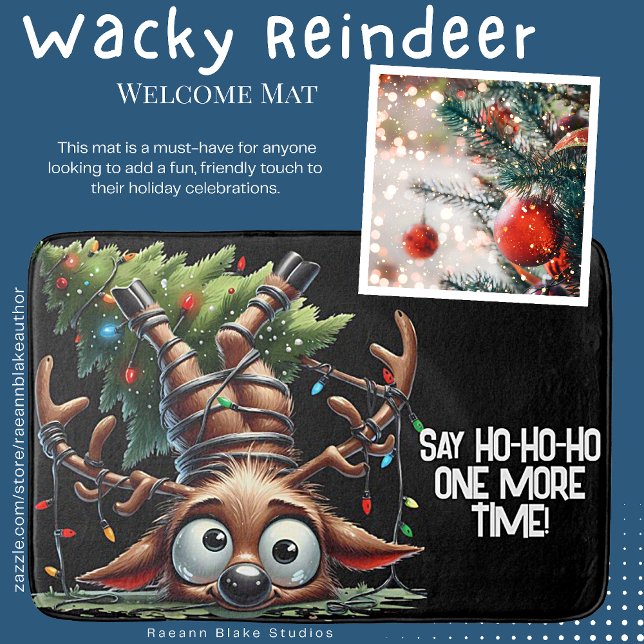 Alfombrilla De Baño Wacky Reindeer Bath Mat (Subido por el creador)