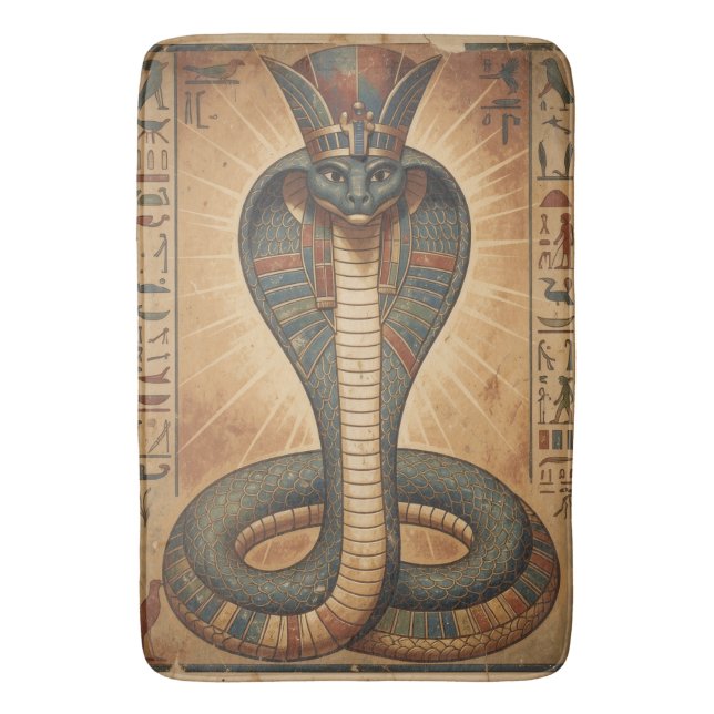 Alfombrilla De Baño Wadjet – Ägyptische Schlangengöttin´7 (Frente vertical)