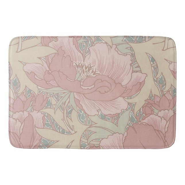 Alfombrilla De Baño Walter Crane Flowers Bath Mat (Anverso)
