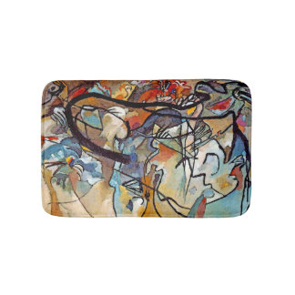 Alfombrilla De Baño Wassily Kandinsky - Composición Cinco Arte Abstrac