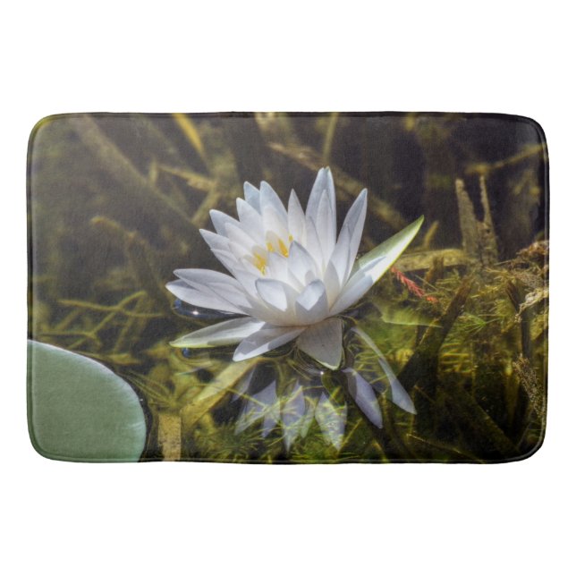 Alfombrilla De Baño Water Lily Bath Mat (Anverso)
