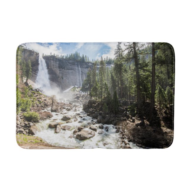 Alfombrilla De Baño Waterfalls | Nevada Fall, Yosemite, CA (Anverso)