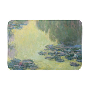 Alfombrilla De Baño Waterlilies 1907, Monet, arte del impresionismo fr