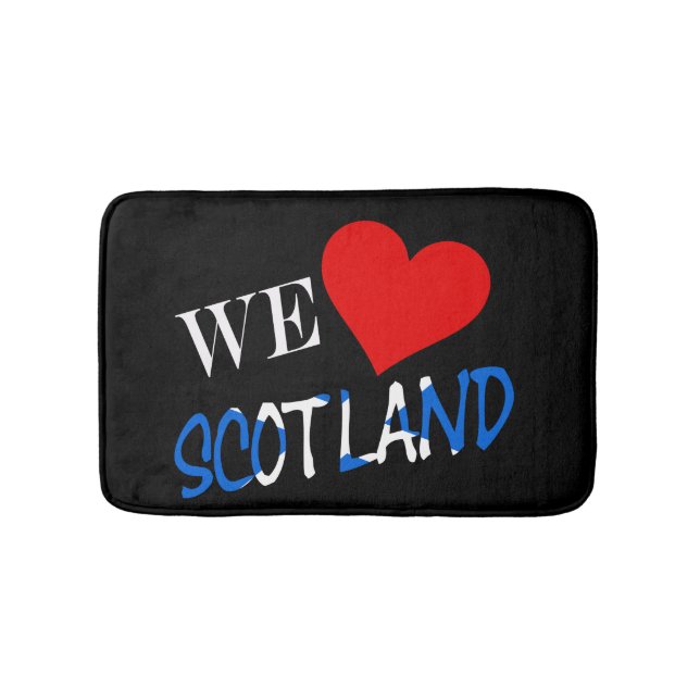 Alfombrilla De Baño We Heart Scotland overlay bmt (Anverso)