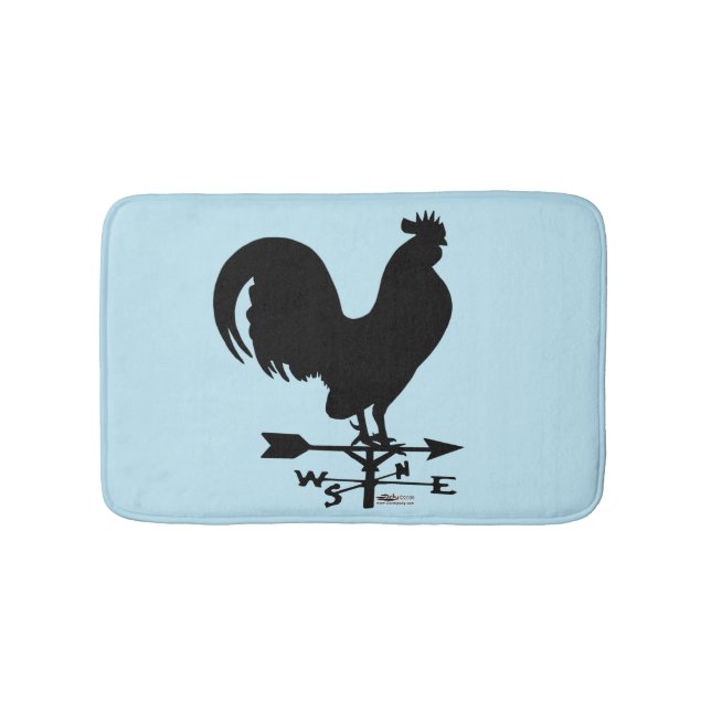 Alfombrilla De Baño Weathervane Rooster (Anverso)