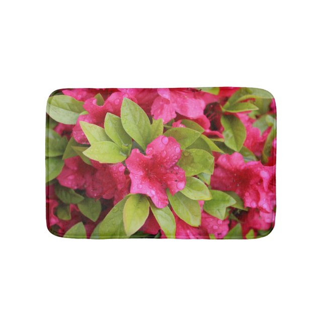 Alfombrilla De Baño Wet Fuchsia Azalea (Anverso)