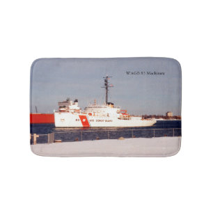Alfombrilla De Baño WGB 83 Bañera blanca de Mackinaw