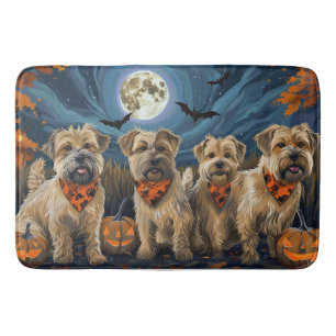 Alfombrilla De Baño Wheaten Terrier Halloween Spooki