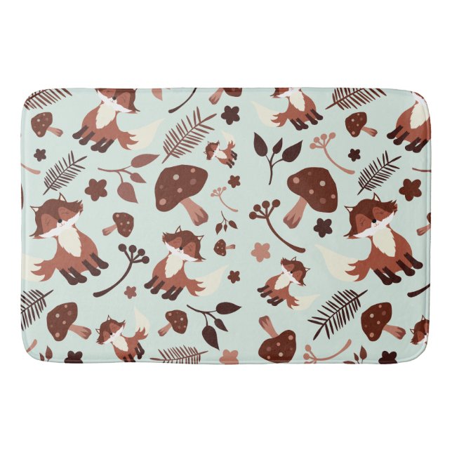 Alfombrilla De Baño Whimsical Fox Bath Mat (Anverso)