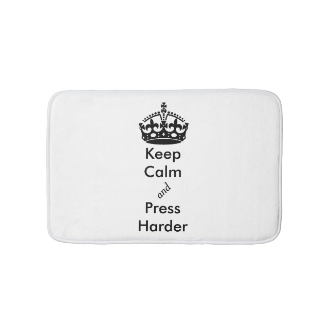 Alfombrilla De Baño Whimsical Keep Calle Toilet Mat (Anverso)