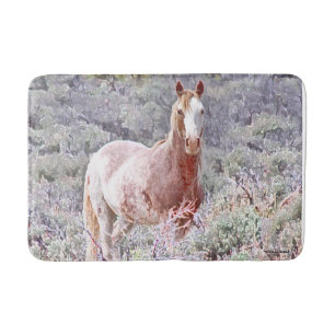 Alfombrilla De Baño Wild Grace, Roan Stallion Bath Mat