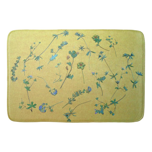 Alfombrilla De Baño Wildflowers del vintage III (Anverso)