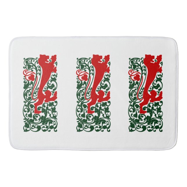 Alfombrilla De Baño Will Bradley Heraldic Lion (Anverso)