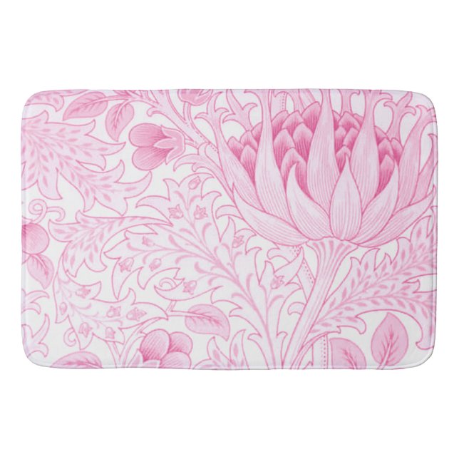 Alfombrilla De Baño William Morris Artichoke Pink (Anverso)