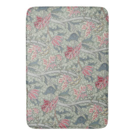 Alfombrilla De Baño William Morris Cray Vintage Floral Pink Green