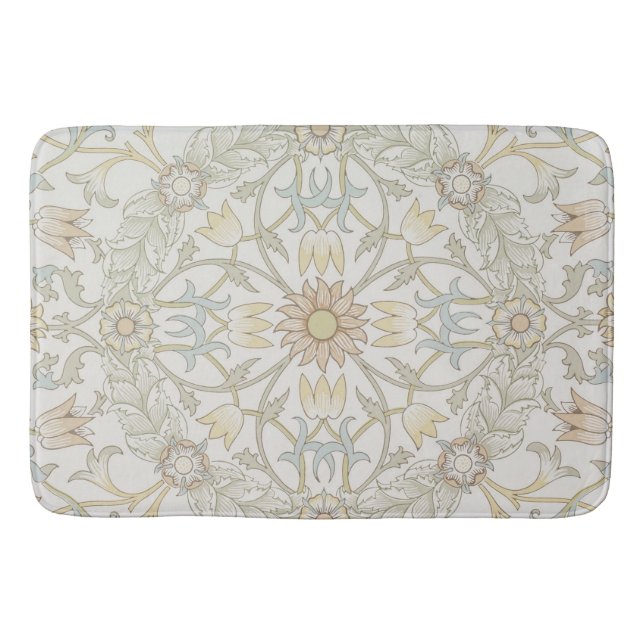 Alfombrilla De Baño William Morris Floral Bath Mat (Anverso)