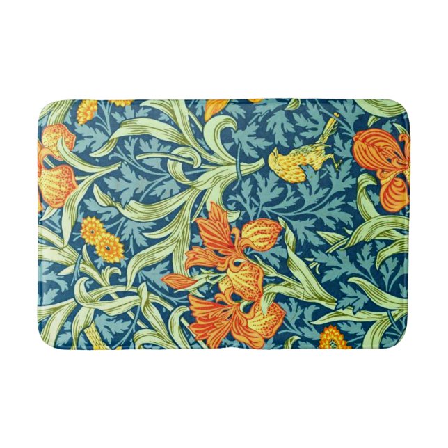 Alfombrilla De Baño William Morris - Iris, (Anverso)