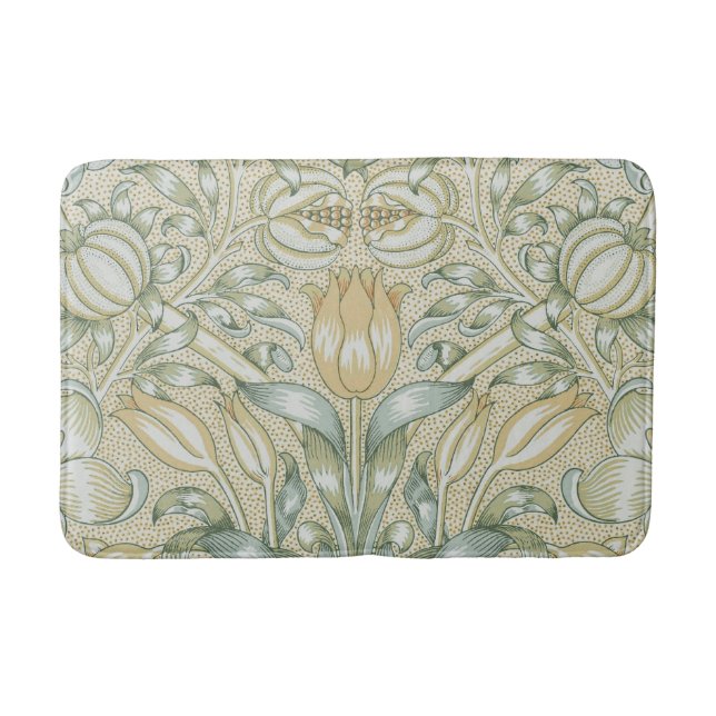 Alfombrilla De Baño William Morris Lily y Pomegranate Flower Classic (Anverso)