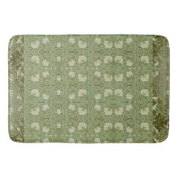 Alfombrilla De Baño William * Morris Pimpernel Green Floral