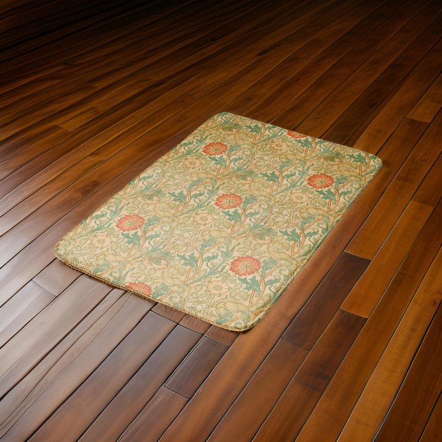 Alfombrilla De Baño William * Morris Rosa y Rosa 1896 Amarillo | (Subido por el creador)