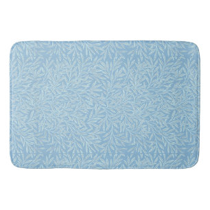 Alfombrilla De Baño William Morris Vintage Willow deja luz azul