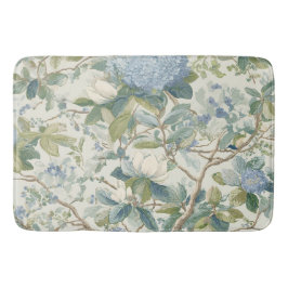 Alfombrilla De Baño Willow Little Magnolia Wallpaper Floral Coastal 
