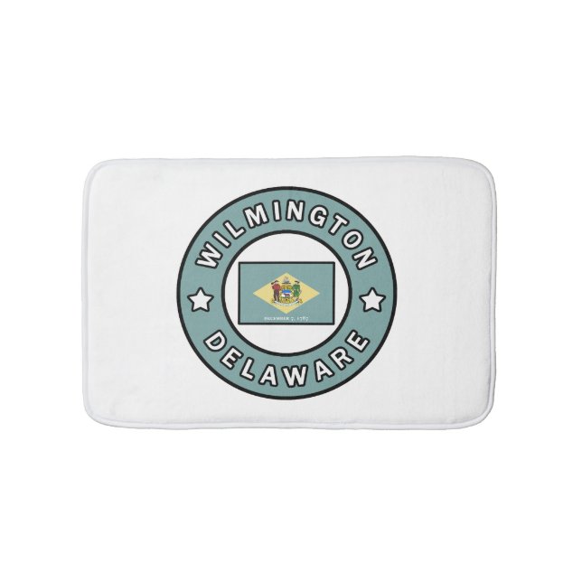 Alfombrilla De Baño Wilmington Delaware (Anverso)