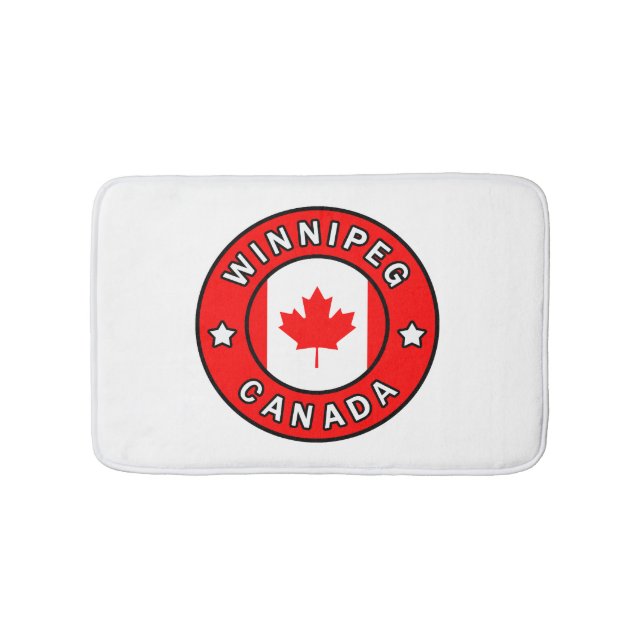 Alfombrilla De Baño Winnipeg Canada (Anverso)