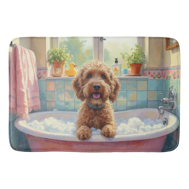 Alfombrilla De Baño Wirehaired Griffon Bath Decor (Anverso)