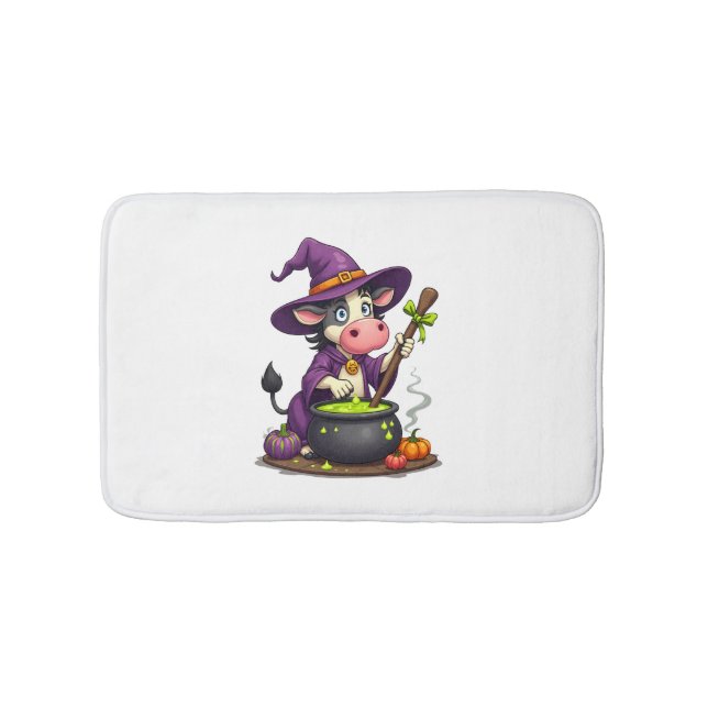 Alfombrilla De Baño Witch Cow Cauldron (Anverso)
