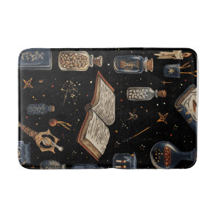 Alfombrilla De Baño Witchcraft Potion Pattern – Halloween Magic