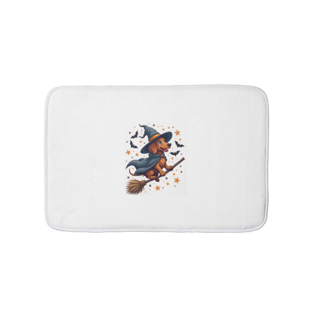 Alfombrilla De Baño Witchy Dachshund Delight (Anverso)