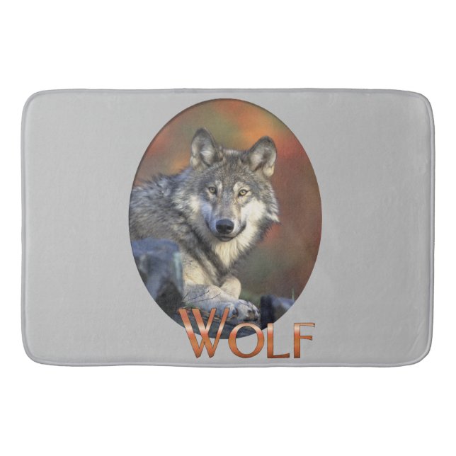 Alfombrilla De Baño Wolf Lovers (Anverso)