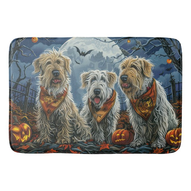 Alfombrilla De Baño Wolfhound Halloween Spooky (Anverso)