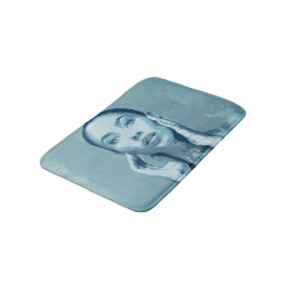 Alfombrilla De Baño "Woman in Blue"