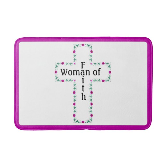 Alfombrilla De Baño Woman of faith (Anverso)
