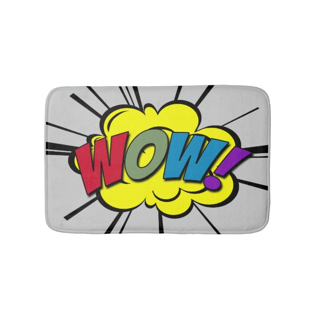ALFOMBRILLA DE BAÑO WOW! (Anverso)