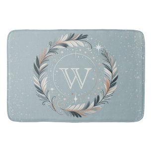 Alfombrilla De Baño Wreath de invierno encantado